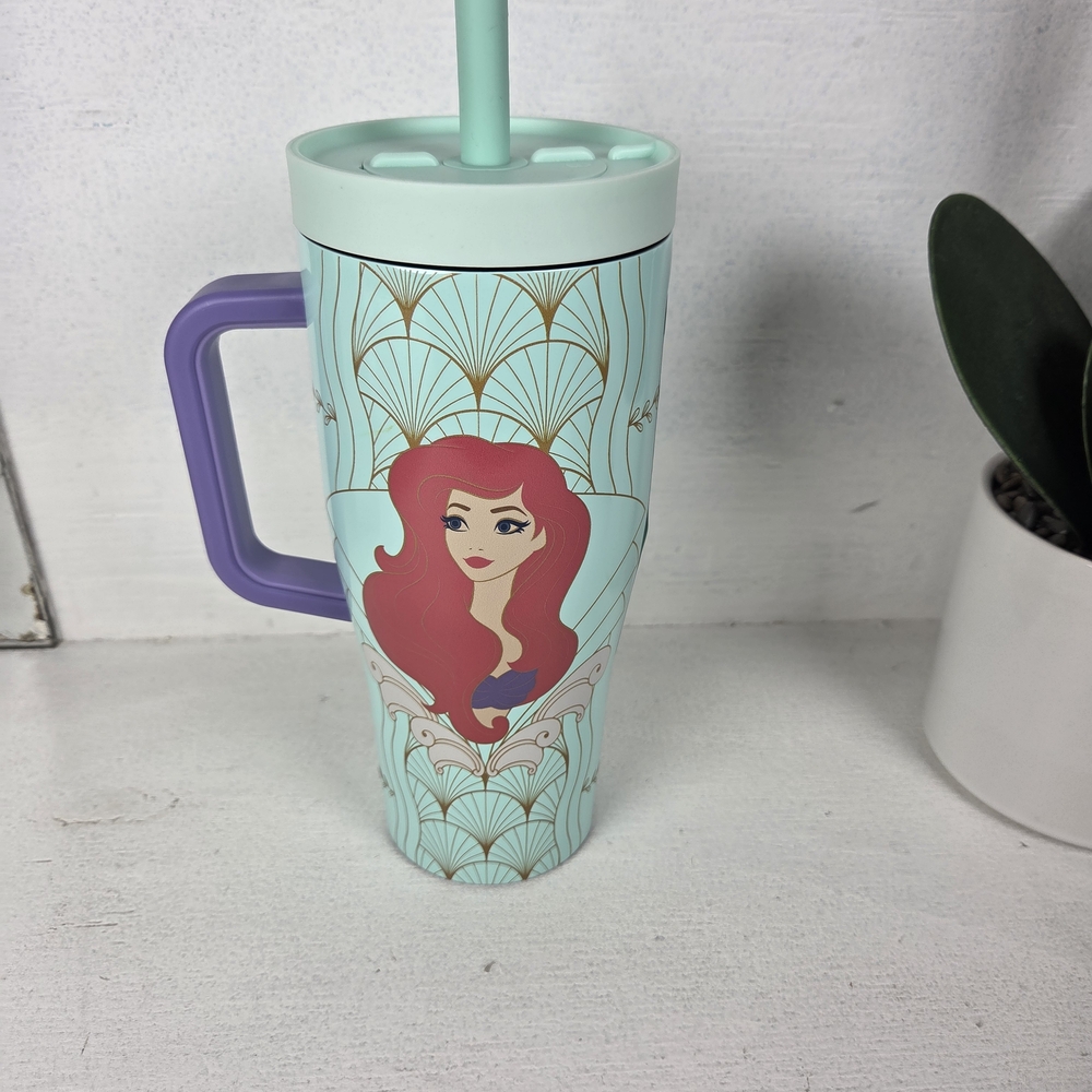 Corkcicle Aqua and Purple Water Bottle